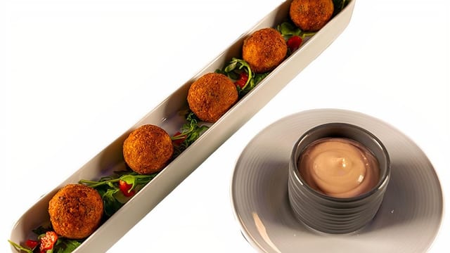 Croquetas De Béchamel / Béchamel Croquettes.