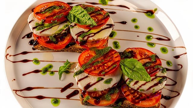 Tostada De Caprese / Caprese Toast.